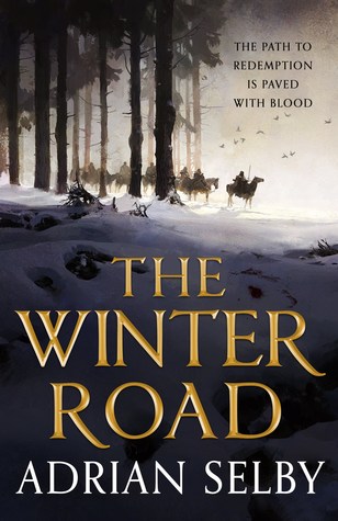 Cover of The Winter Road, a winter scene with stark trees and distant horse riders