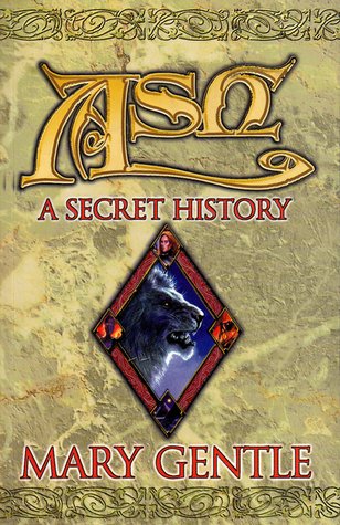Plain cover of Ash: A Secret History by Mary Gentle, with a small picture of a lion in the middle